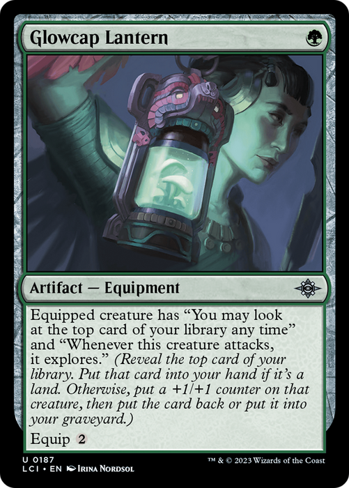 Glowcap Lantern (LCI-187) - uncommon - Foil