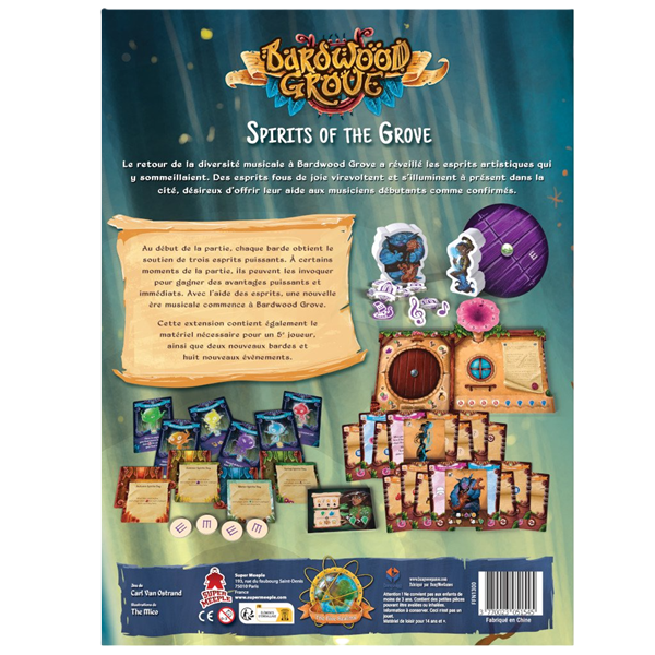 Bardwood Grove: Spirits of the Grove (français)