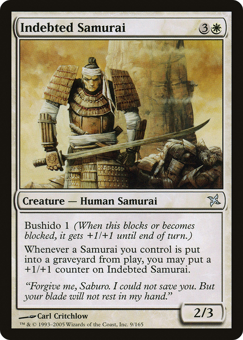 Indebted Samurai (BOK-009) - uncommon