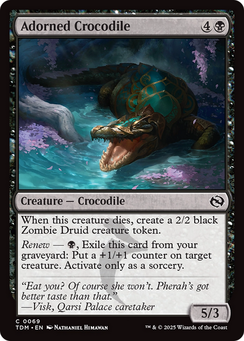 Adorned Crocodile (TDM-069) - common - Foil