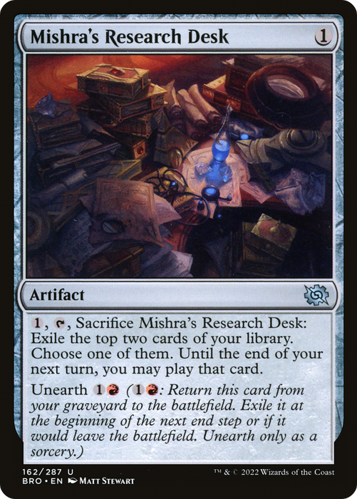 Mishra's Research Desk (BRO-162) - uncommon