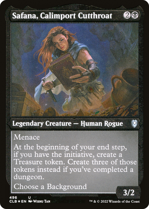 Safana, Calimport Cutthroat (CLB-496) - uncommon - Etched Foil