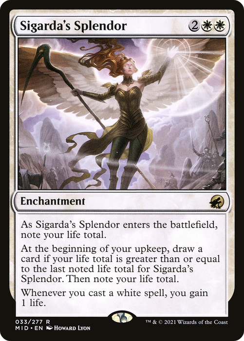 Sigarda's Splendor (MID-033) - rare - Foil