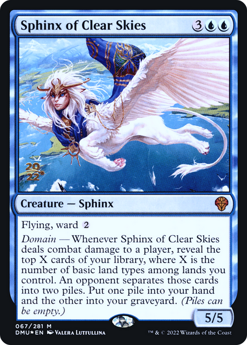 Sphinx of Clear Skies (PRE-67S) - mythic - Foil