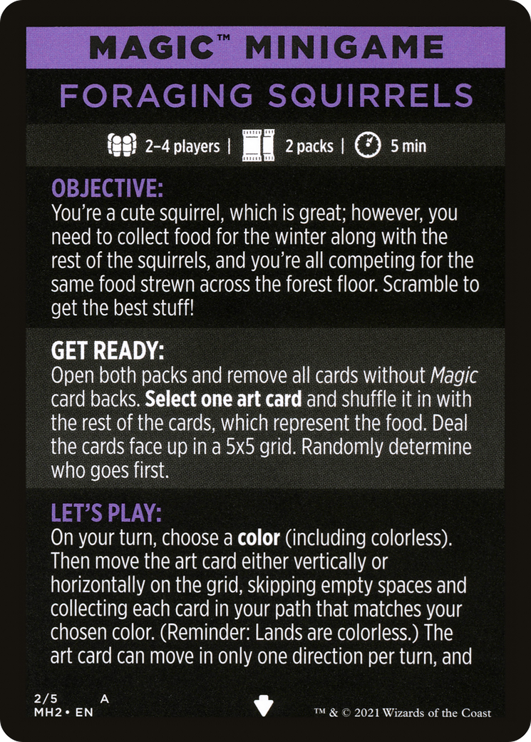 Foraging Squirrels // Foraging Squirrels (cont'd) (MMH2-002) - common - Foil