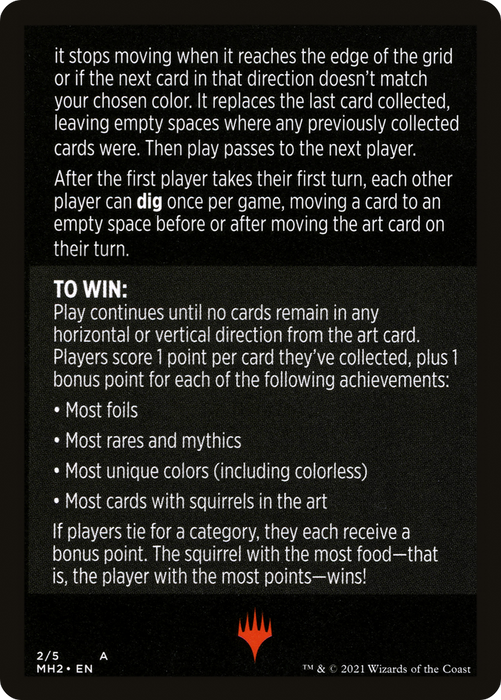 Foraging Squirrels // Foraging Squirrels (cont'd) (MMH2-002) - common - Foil