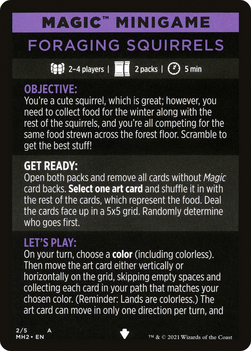 Foraging Squirrels // Foraging Squirrels (cont'd) (MMH2-002) - common - Foil