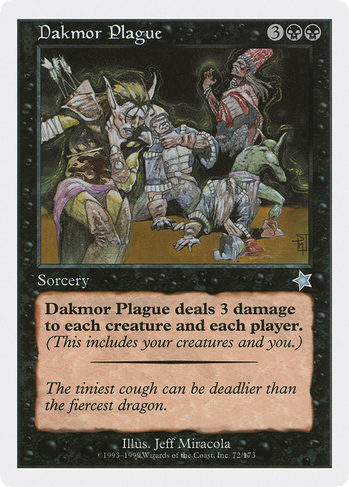 Dakmor Plague (S99-072) - uncommon