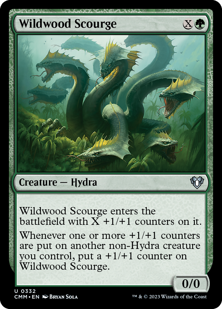 Wildwood Scourge (CMM-332) - uncommon - Foil
