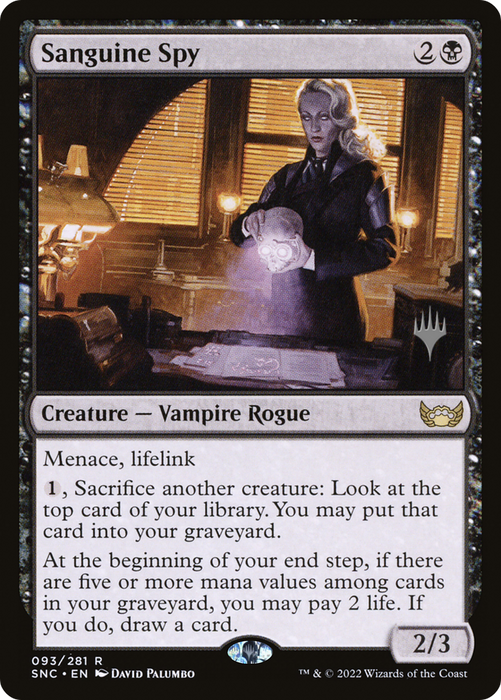 Sanguine Spy (PPSNC-93P) - rare - Foil