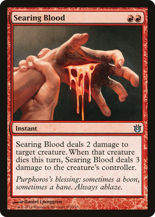 Searing Blood (BNG-111) - uncommon - Foil