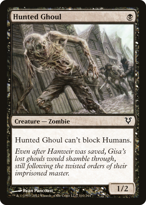 Hunted Ghoul (AVR-110) - common - Foil