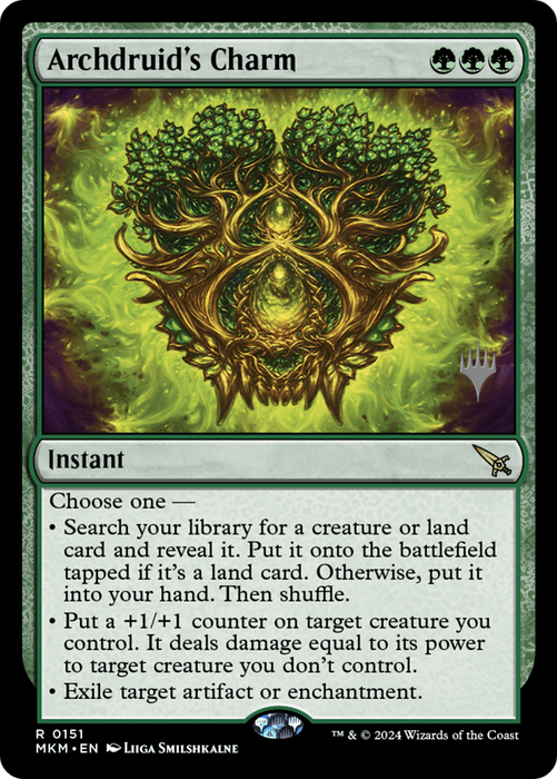 Archdruid's Charm (PPMKM-151P) - rare - Foil