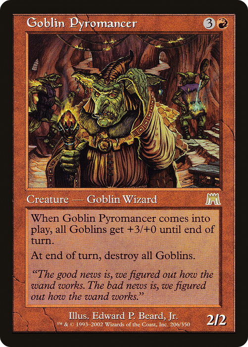Goblin Pyromancer (ONS-206) - rare