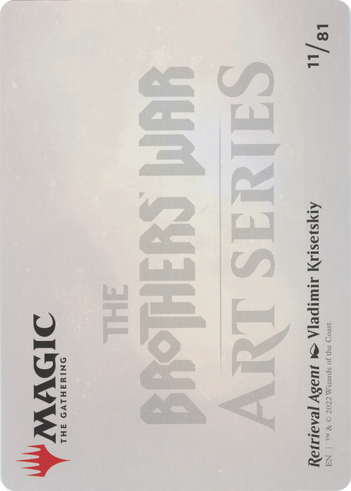 Retrieval Agent // Retrieval Agent (ABRO-011) - common (Borderless) - Foil