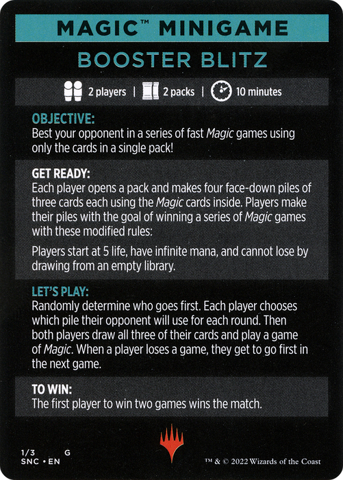 Booster Blitz (MSNC-001) - common