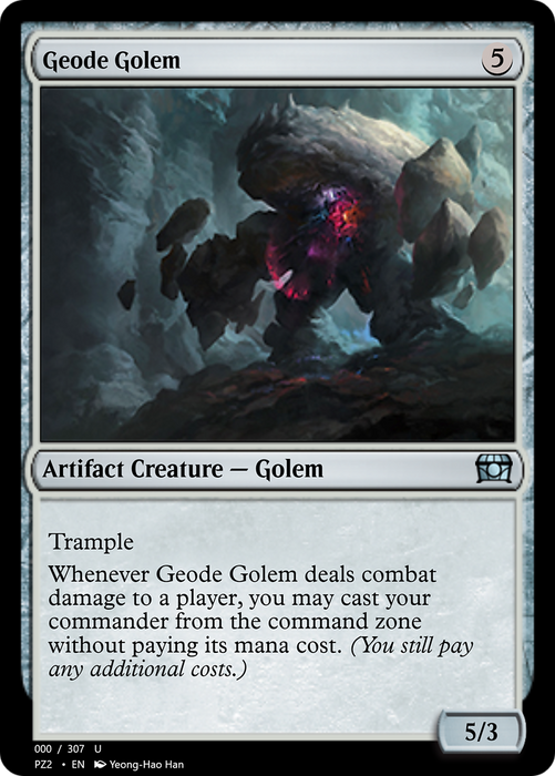 Geode Golem (PZ2-70727) - uncommon - Foil