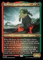 Rosheen, Roaring Prophet (MH3-494) - rare - Etched Foil