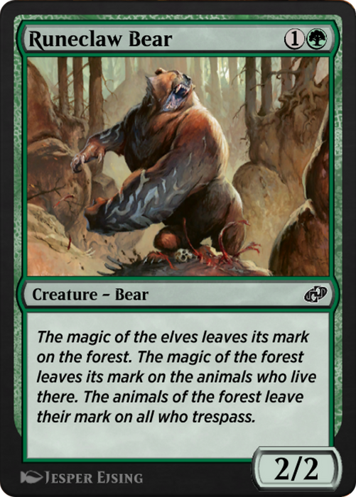 Runeclaw Bear (J21-624) - common