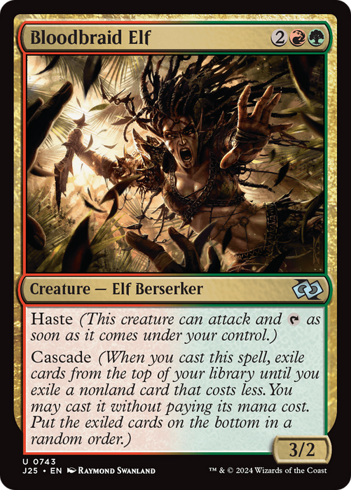 Bloodbraid Elf (J25-743) - uncommon
