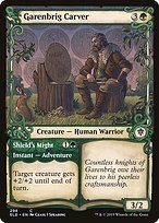 Garenbrig Carver // Shield's Might (ELD-298) - common: (Showcase)