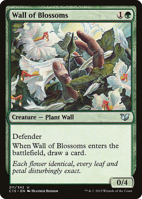 Wall of Blossoms (C15-211) - uncommon