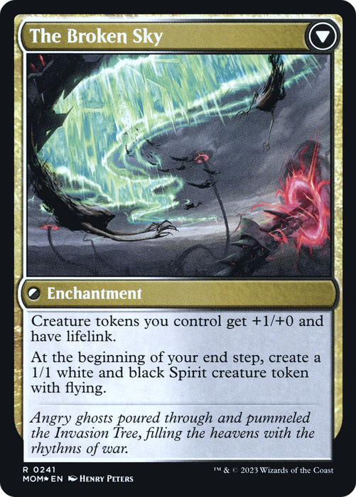 Invasion of Tolvada // The Broken Sky (PRE-241S) - rare - Foil