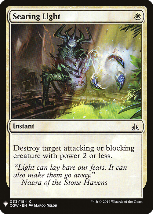 Searing Light (LIST-OGW-33) - common