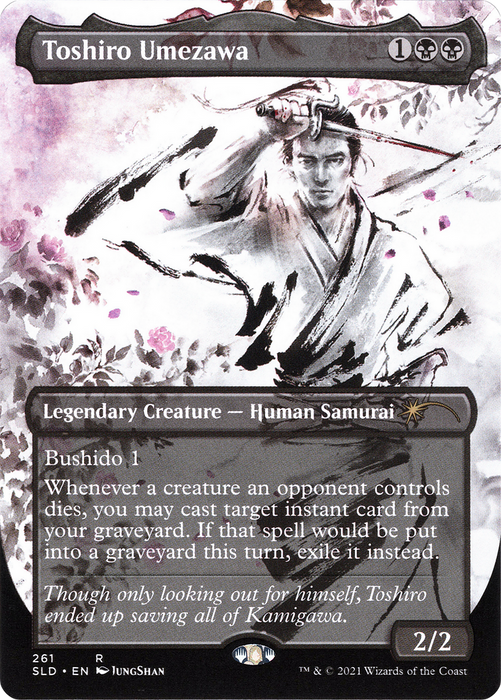 Toshiro Umezawa (SLD-261) - rare (Borderless) - Foil