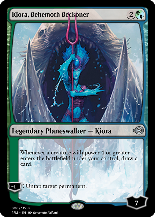 Kiora, Behemoth Beckoner (PRM-72293) - uncommon - Foil