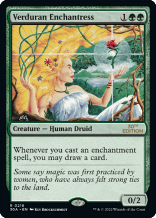 Verduran Enchantress (30A-218) - rare