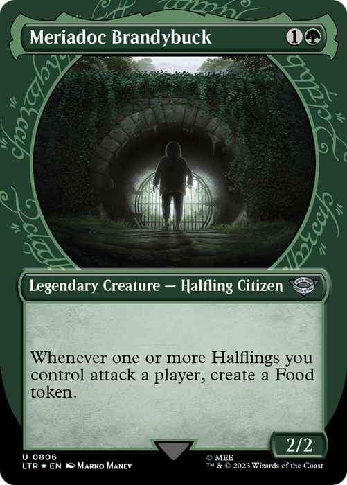 Meriadoc Brandybuck (LTR-806) - uncommon: (Showcase) (Borderless) - Foil