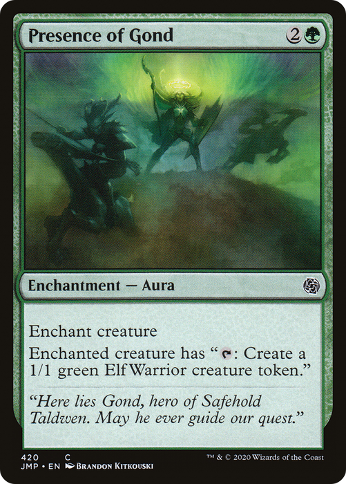 Presence of Gond (JMP-420) - common