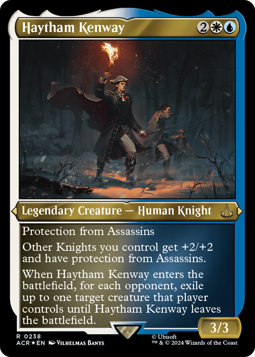 Haytham Kenway (ACR-238) - rare - Etched Foil