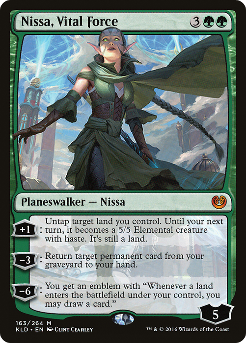 Nissa, Vital Force (KLD-163) - mythic - Foil