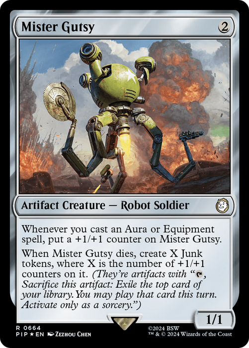 Mister Gutsy (PIP-664) - rare - Foil