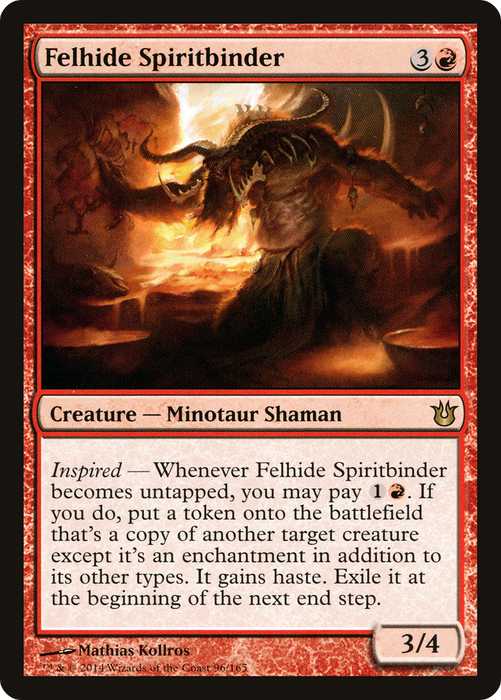 Felhide Spiritbinder (BNG-096) - rare - Foil