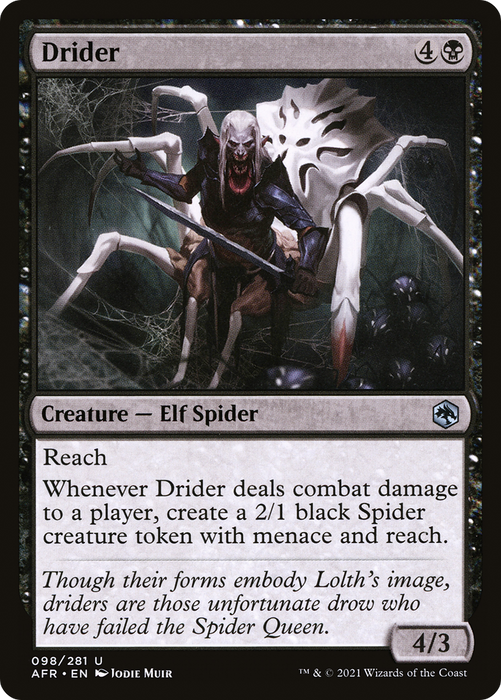 Drider (AFR-098) - uncommon - Foil