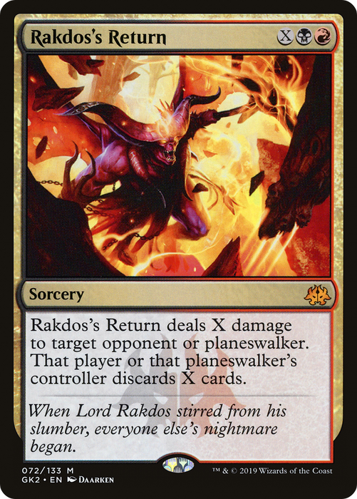Rakdos's Return (GK2-072) - mythic