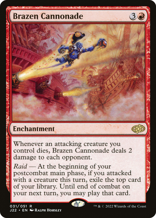 Brazen Cannonade (J22-031) - rare