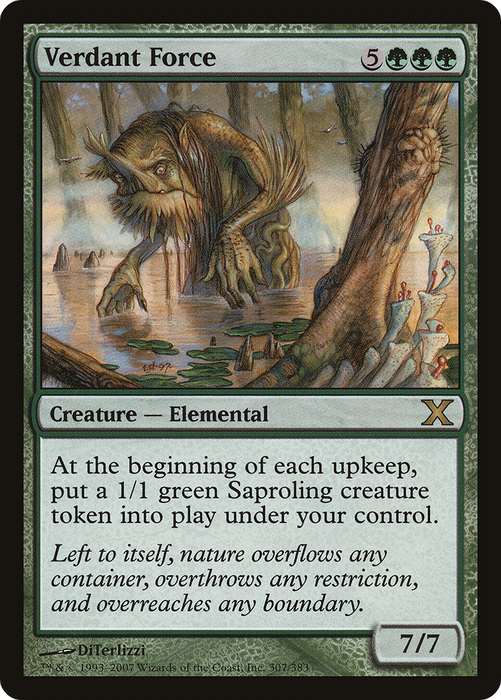 Verdant Force (10E-307) - rare - Foil