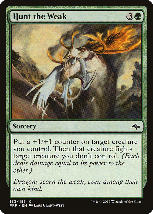 Hunt the Weak (FRF-133) - common - Foil