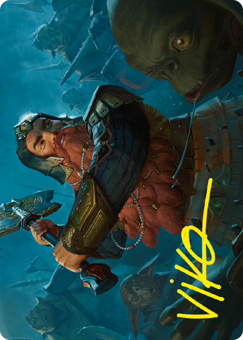 Gimli, Counter of Kills // Gimli, Counter of Kills (ALTR-010) - common (Borderless) - Foil