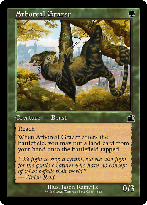 Arboreal Grazer (RVR-343) - common - Foil