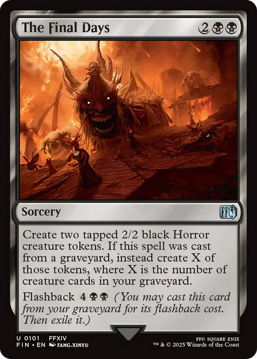 The Final Days (FIN-101) - uncommon - Foil