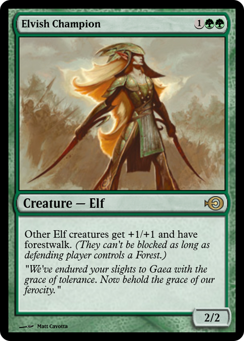 Elvish Champion (PRM-31435) - rare - Foil