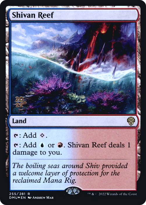 Shivan Reef (PRE-255S) - rare - Foil