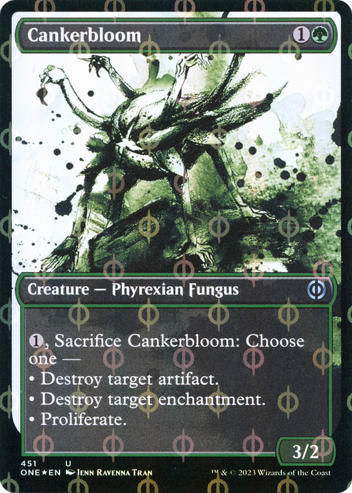 Cankerbloom (ONE-451) - uncommon: (Showcase) - Foil