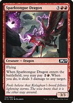 Sparktongue Dragon (M19-159) - common