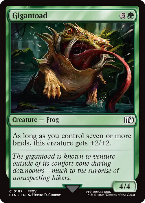 Gigantoad (FIN-187) - common